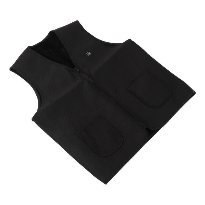 Gilet Chauffant USB Pour Homme En Velours - 20 Zones De Chaleur, Batterie Rechargeable Pour L'hiver