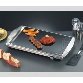 Gril électrique - ROMMELSBACHER - CG2303-E - 2000 Watt - Acier inoxydable - Spatule incluse