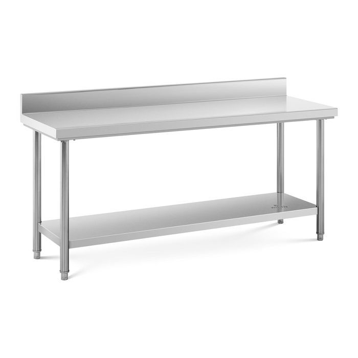 Générique Table INOX Professionnelle Adossée – 1600 X 600 Mm