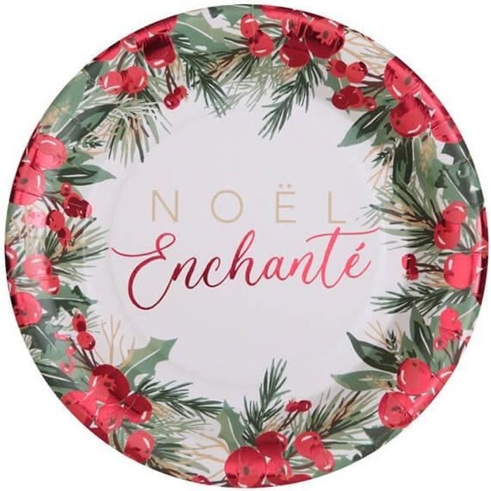 Assiette De Noël Egan Motif Casse-Noisettes - Diamètre 31 Cm, En Porcelaine, Lavable Au Lave-vaisselle Et Micro-ondes