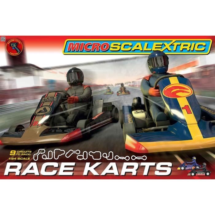Circuit Miniature Micro Scalextric G1120 Coffret Race Karts