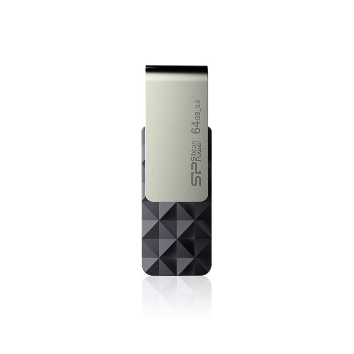 Clé USB 3.0 SILICON POWER B30 64 GB Noir