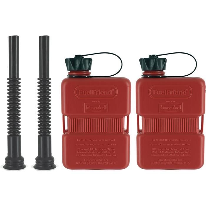 FuelFriend®-PLUS CLEAR - Tanica Da 1,0 Litri + Tubo Di Beccuccio