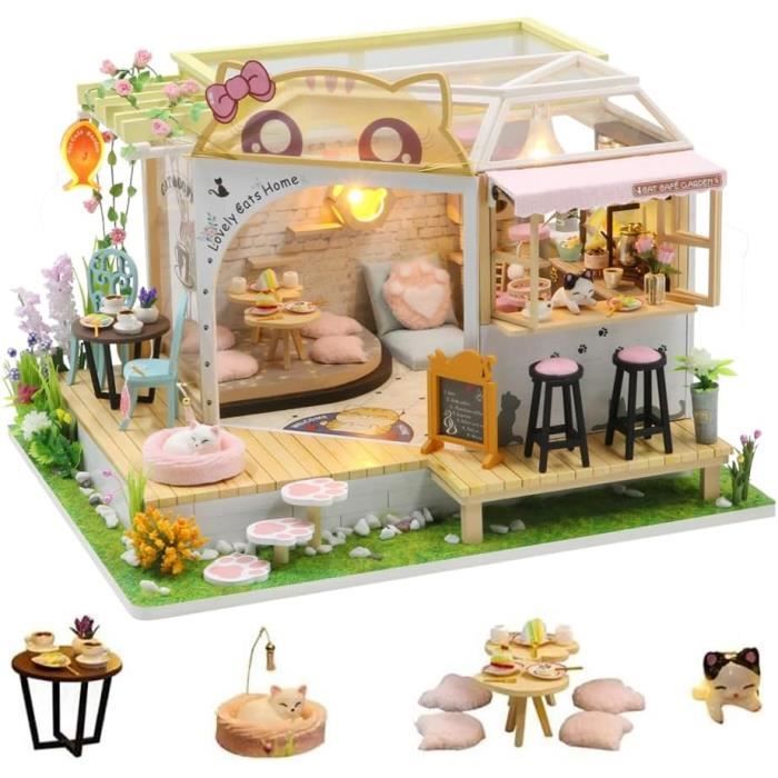 Bambebe 3D Haus Sticker Set - 20 Miniatur Szenen Zum Selbergestalten | DIY Bastelspaß Gegen Stress