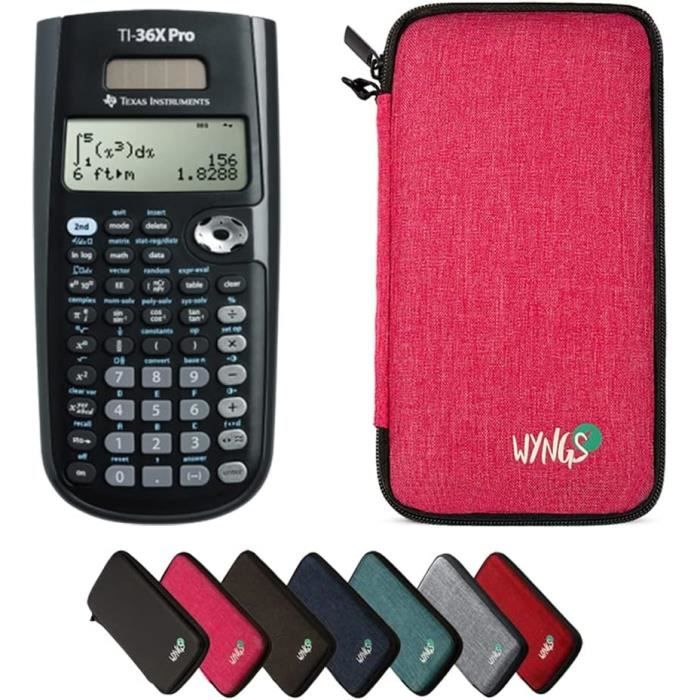 Étui De Protection Gris Clair Pour Calculatrice Scientifique TI 30 ECO RS – Fermeture éclair Sur 3 Côtés – Intérieur Doux – Ajustement Parfait