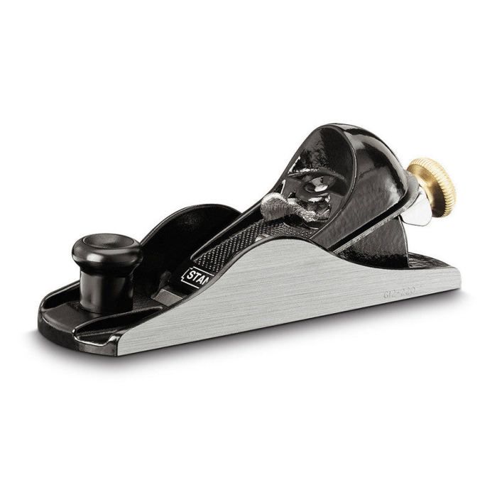 Rabot STANLEY 220 Fonte rectifiée Réglage manuel Inclinaison 21°