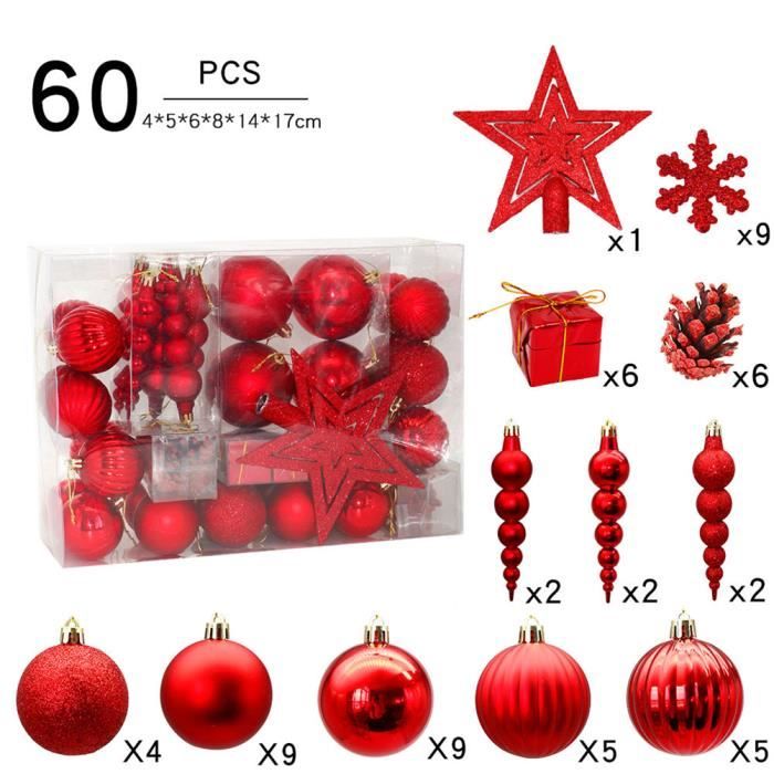 Decoration De Noel En Plastique 60pcs Suspendus Boules De Noel Boules De Placage En Plastique Polyvalentes Decoration De Noel Fournitures De Noel Rouge Achat Vente Village Manege Soldes Sur Cdiscount Des Le 20 Janvier Cdiscount