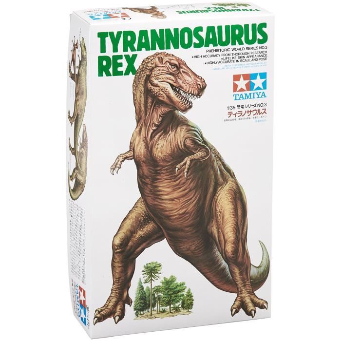 35 Dinosaure Tyrannosaure Rex 1  Les véhicules Tamiya 60203 