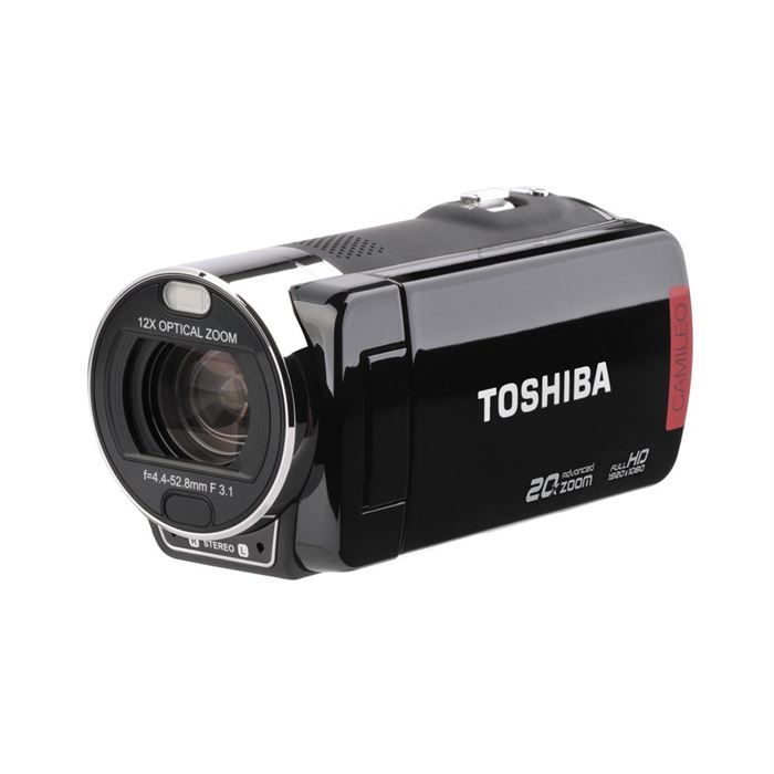 Caméscope Toshiba Camileo P100 – HD 8MP – Zoom 5x – Occasion – Bon état – + Accessoire