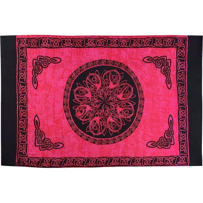 Sarong Paréo Géant Fait Main - Design Papillon | Serviette De Plage, Jupe Enveloppante, Tenture Murale