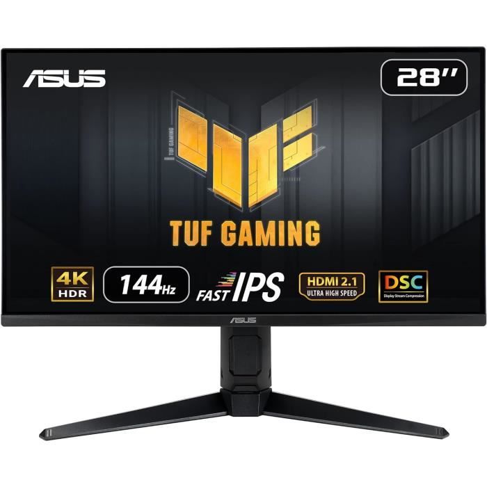 Tuf Gaming Vg28Uql1A - Ecran Pc Gamer Esport 28 4K - 144Hz - 1Ms - Dalle  Ips - 16:9 - 3840X2160 - 350Cd-M² - Display Port & [J663] - Cdiscount  Informatique
