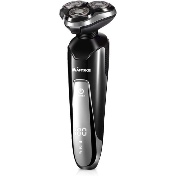 Rasoir électrique Sans Fil Pour Hommes - 3 Têtes Rotatives, Rechargeable USB - Neuf