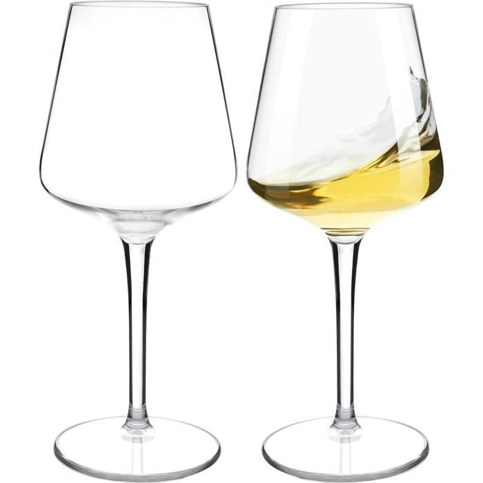 Lot De 2 Verres à Vin Flottants Tritan 480ml Incassables - Parfaits Pour Piscine, Plage Et Pique-Nique, Verres à Champagne Flottants