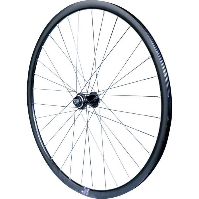 Jante ROUE AVANT MACH1 GRAVEL Disc - VELOX ROAD LB - Noir - 28mm de hauteur - Freinage disque