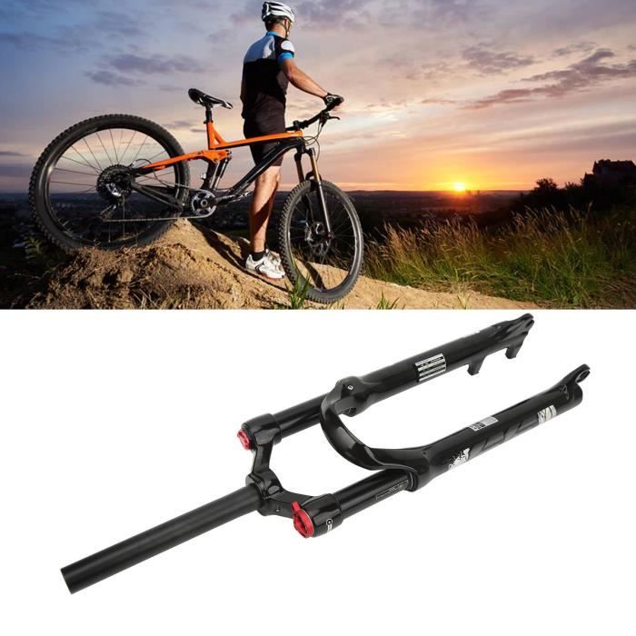 VGEBY Fourche de Vélo VTT Suspension 26 Pouces Tube Noir