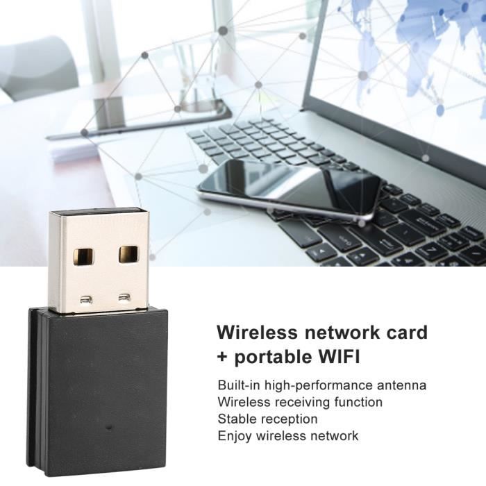 Carte réseau sans fil W87 150M émetteur audio adaptateur USB WiFi ...