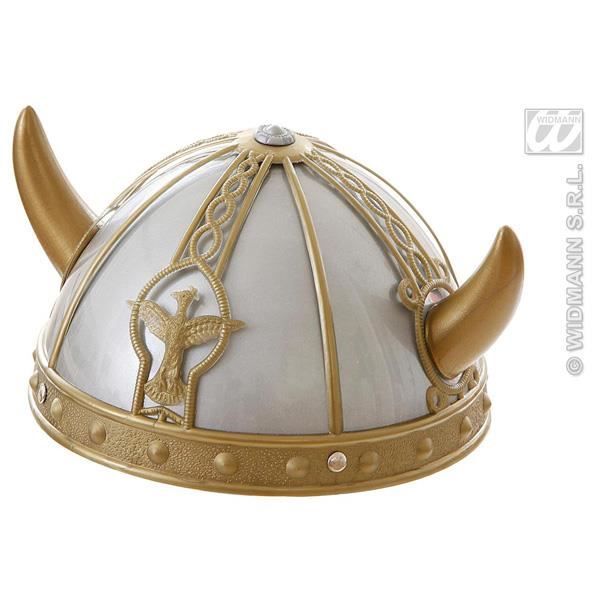 Lot De 12 Casques Viking/gaulois Avec Ailes - Déguisement Enfant En Plastique