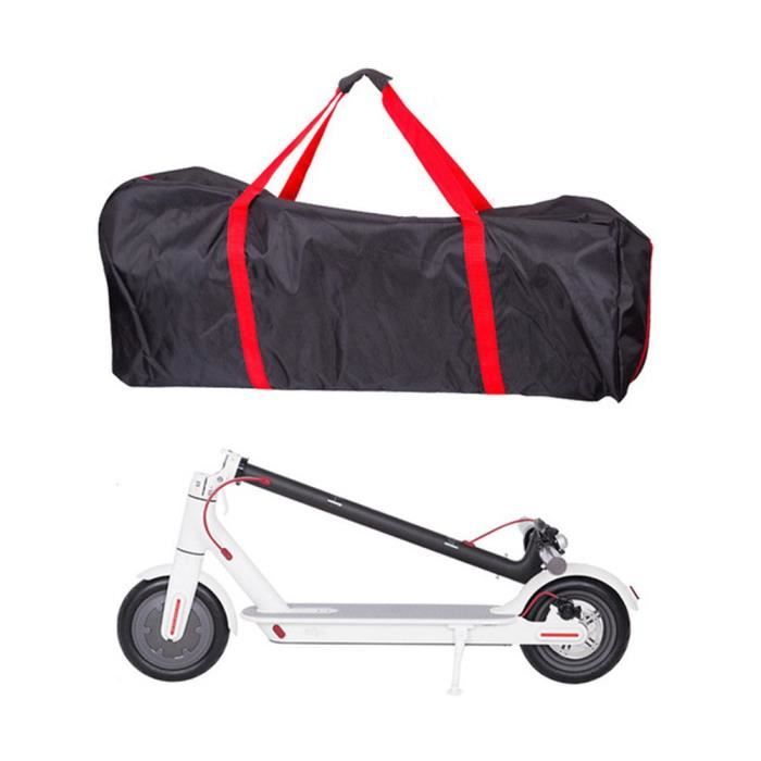 Sac Trottinette Electrique Sacoche Trottinette Electrique Xiaomi Sac De Transport pour Scooter Portable Grande Capacité Pliable Sac De Rangement pour Scooter Électrique Boîte De Transport Noir