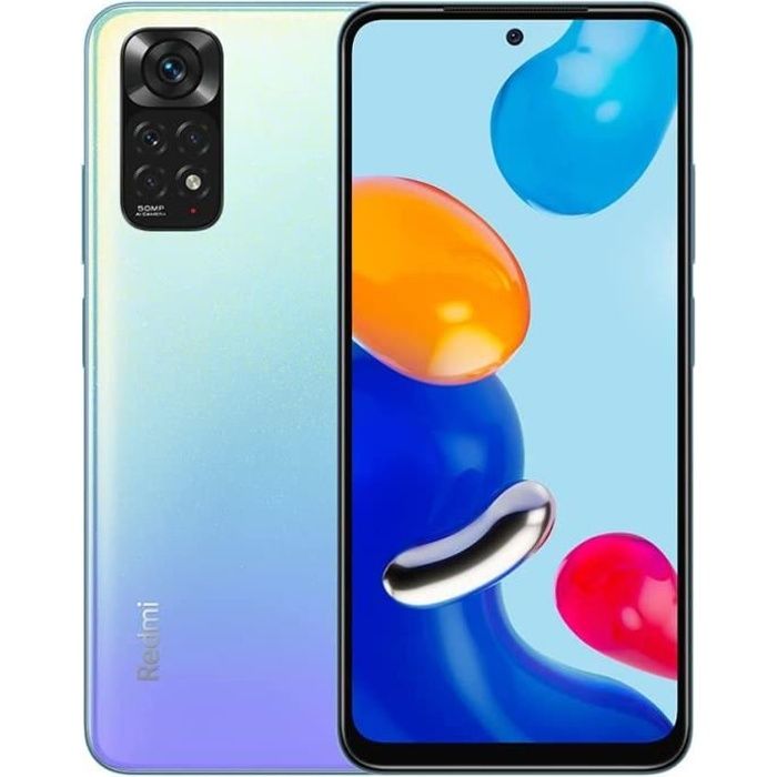 XIAOMI Redmi Note 11 Azur Céleste 4Go 128Go Smartphone