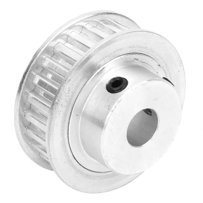 Poulie Synchrone Aluminium 25 Dents - Alésage 10mm, Largeur 7mm - Uxcell Neuf