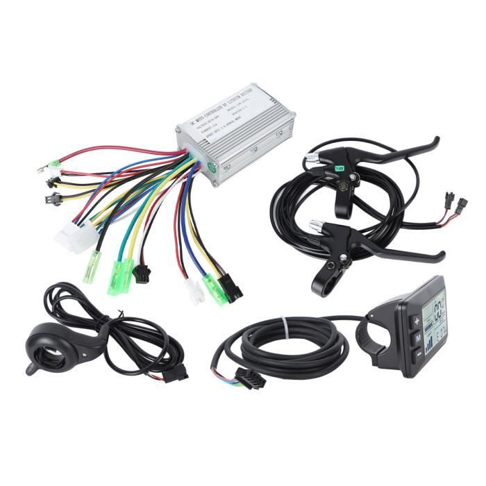 Kit De Conversion Pour Vélo électrique 35A Pour Moteur 36V 1500w Avec Controleur Levier De Frein Et Accelerateur A Levier Thumb~p208190035