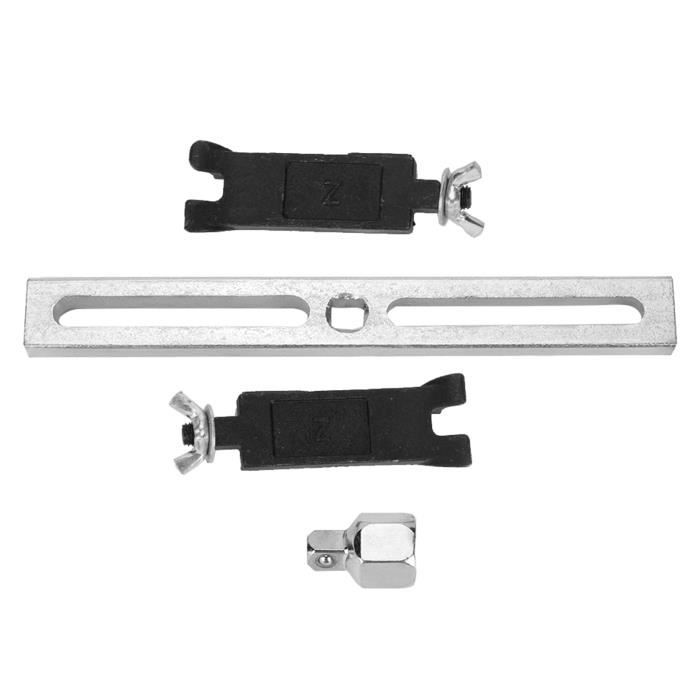 Outil Universel Pour Couvercle De Réservoir - Clé Réglable 0-195mm - Métal Argent