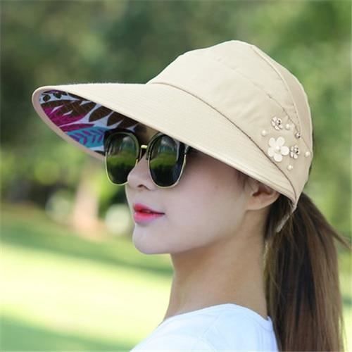 Chapeau De Plage à Large Bord Pliable Avec Nœud Pour Femme
