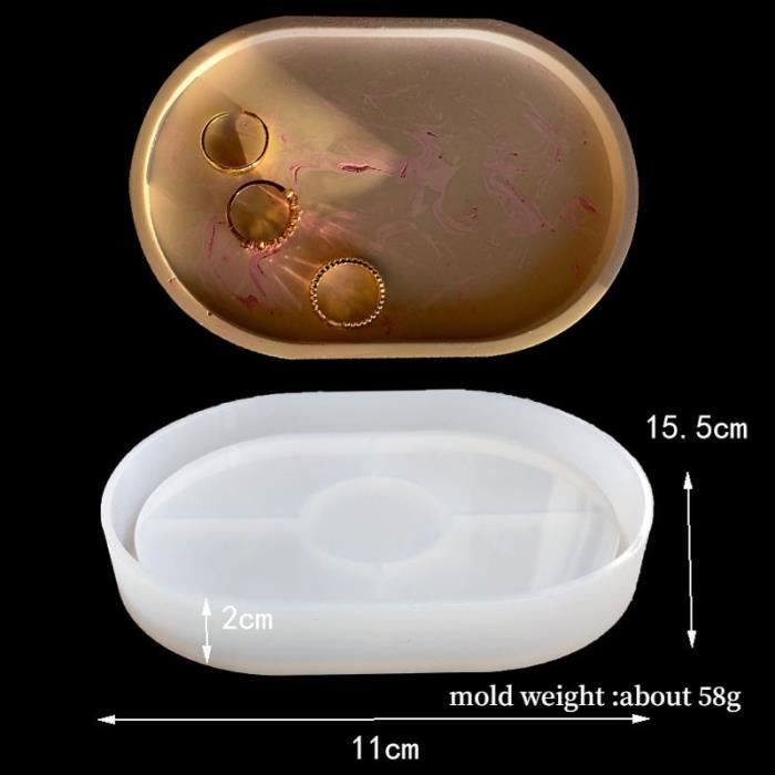 Moule En Silicone Pour Dés DND Et Boîte De Rangement - 7 Formes Polyédriques, Fait Main Résine