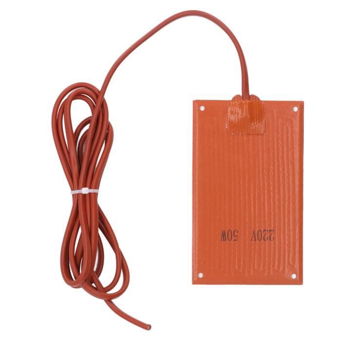 Tapis Chauffant En Silicone 200 X 200 Mm 12 V Ou 24 V Avec