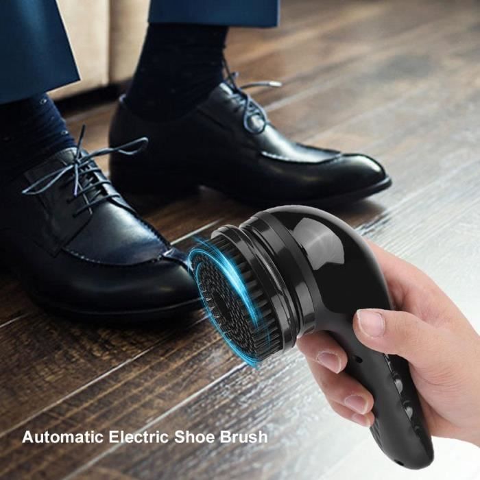 Brosses à chaussures professionnelles, vitesse réglable, Kit de polisseuse électrique pour chaussures, nettoyage de la poussière du cuir, ensemble de brillance, bottes de polissage  15