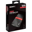 Emtec SSD X200 128 Go Noir, Rouge-1
