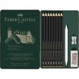 Boîte de 11 crayons graphite Pitt Graphite Matt Faber-Castell-1