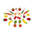 Panier de 24 Fruits Et Légumes en Bois - JANOD - Dès 3 ans-1