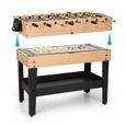 Table Multi-Jeux 37 en 1 - OneConcept - Baby foot - Billard - Echec - Ping pong - Mikado - Air hockey - Poker-1