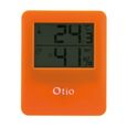 Thermomètre hygromètre magnétique orange - Otio-1