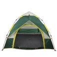 Zerone Tente 3 personnes Tente de camping pour 2 à 4 personnes Tente automatique étanche avec toile d'ombrage pour les voyages en-1