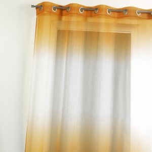 Rideau voilage tissé serena 140x240cm écru