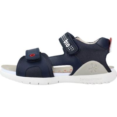 Biomecanics Sandale Garçon - Cuir Avec Bout Renforcé - Fermeture Velcro - Confortable Et Style