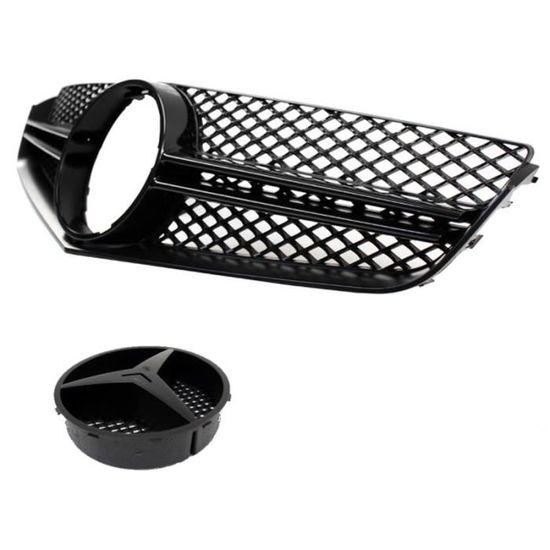 Calandre Diamant Noir Chromé Mercedes Classe E Coupé Cabrio A207 C207 2009-2013 - Neuf