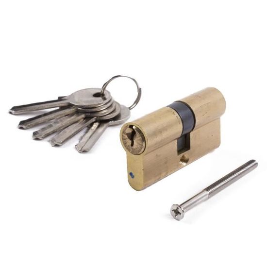 Cylindre De Serrure VEKA KMV 60mm X 32mm - Avec 5 Clés - Neuf - Pour Porte De Sécurité