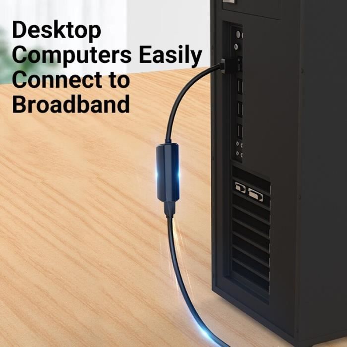 Adaptateur Ethernet USB 3.0 vers RJ45 Lan, carte réseau, USB 2.0, pour  Windows 10, Mi TV Box 3-S, nintendo Switch [23178A9] - Cdiscount  Informatique