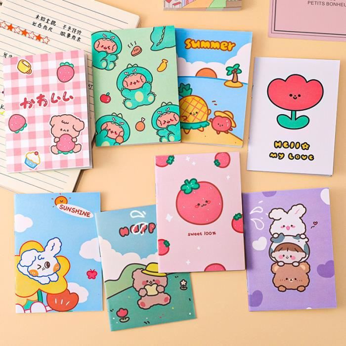 Smail - Mini carnet de poche Kawaii, 2 pièces, joli petit carnet de notes à  doublure vierge, pour enfants étu - Cdiscount Beaux-Arts et Loisirs créatifs