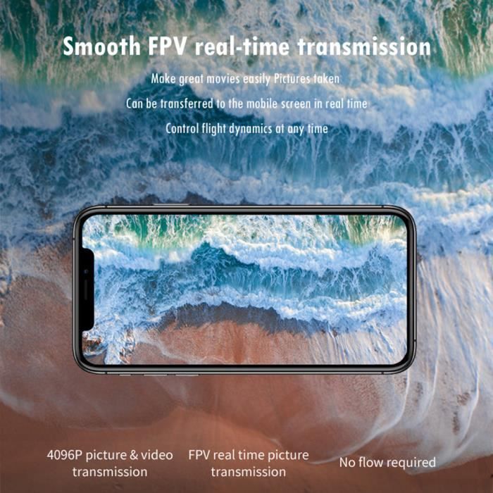 CSJ X7 PRO GPS RC Drone avec cam ra 4K 5G Wifi 2 axes Gimbal