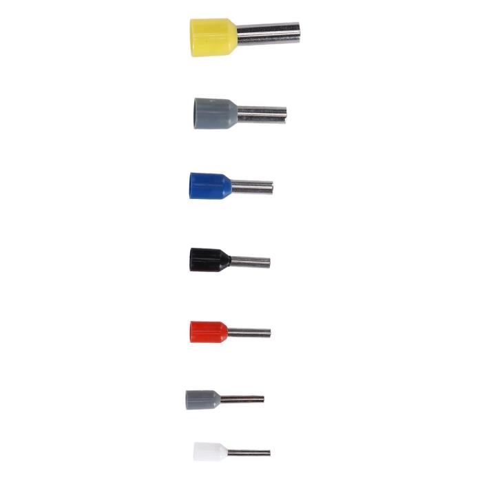 Kit d'outils de retrait de borne 60pcs, outils de retrait de réparation d' extracteur de bornes de broches pour connecteurs à sertir de câblage  électrique d'extracteur de broche de voiture 