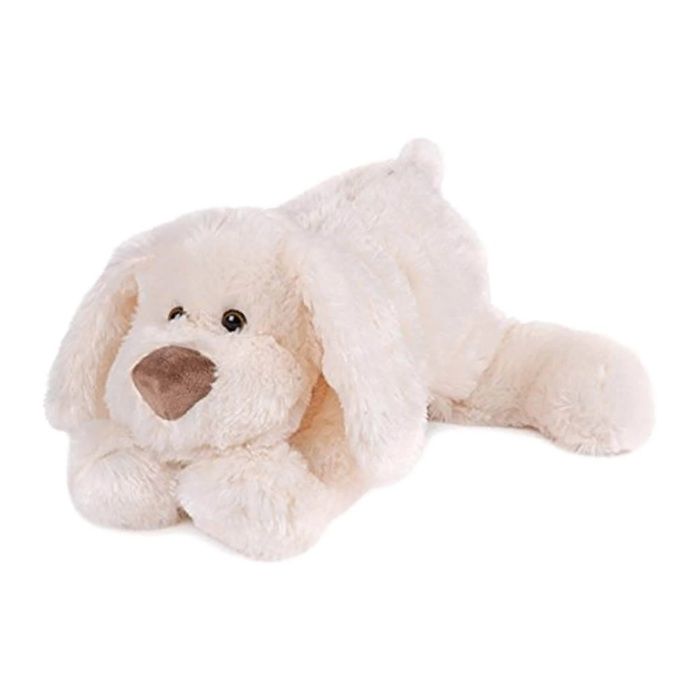 Chien peluche blanc store