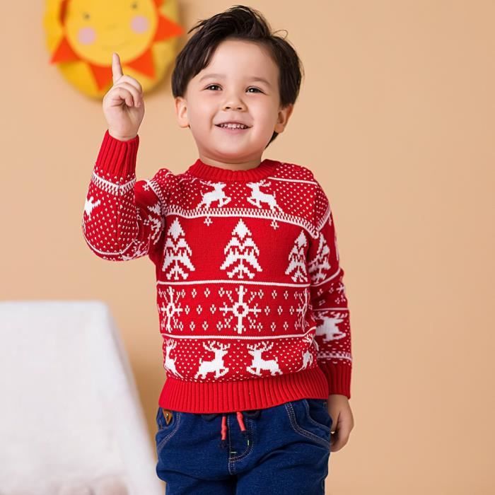 Pull enfant garçon en coton