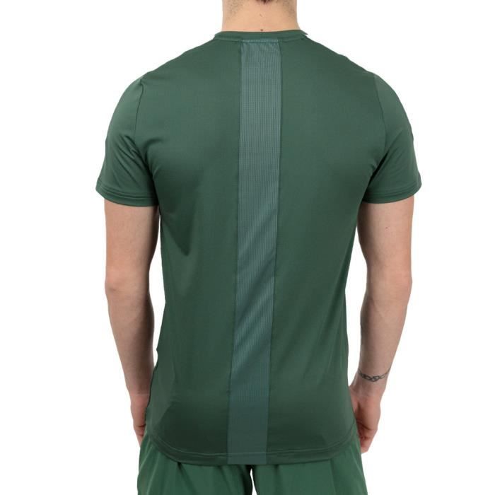 T shirt de Tennis Homme Mizuno Shadow Vert Manches courtes Respirant