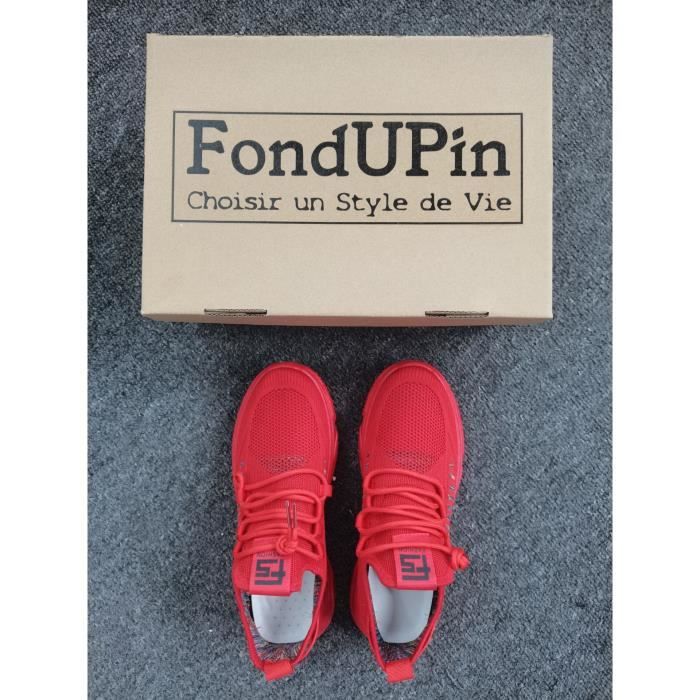 Sneakers Basket Supra Homme Rouge Baskets Homme FONDUPIN Sneakers