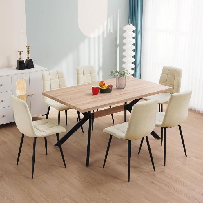 Lot de 6 chaises Alina de jardin empilables en polypropylène avec fibre de verre blanches Lot de 6 chaises Alina de jardin empilables en polypropylène avec fibre de verre blanches