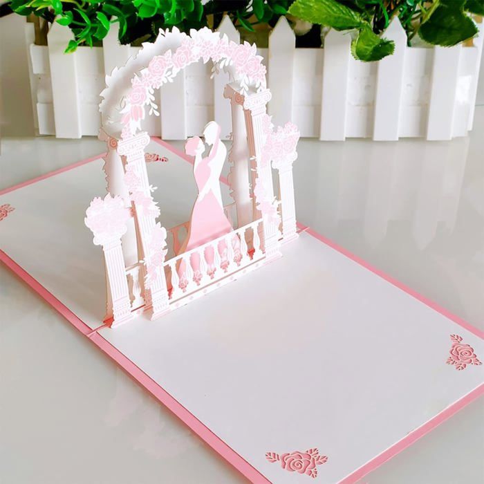 Carte De Vœux 3D Halloween Pop-up Orange - Découpe Laser, Avec Enveloppe Et Carte De Notes, Décoration Festive
